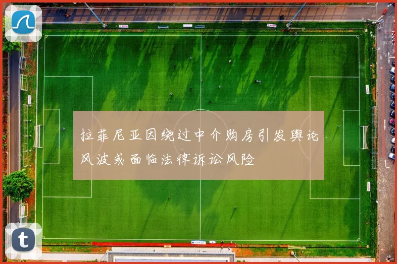 拉菲尼亚因绕过中介购房引发舆论风波或面临法律诉讼风险
